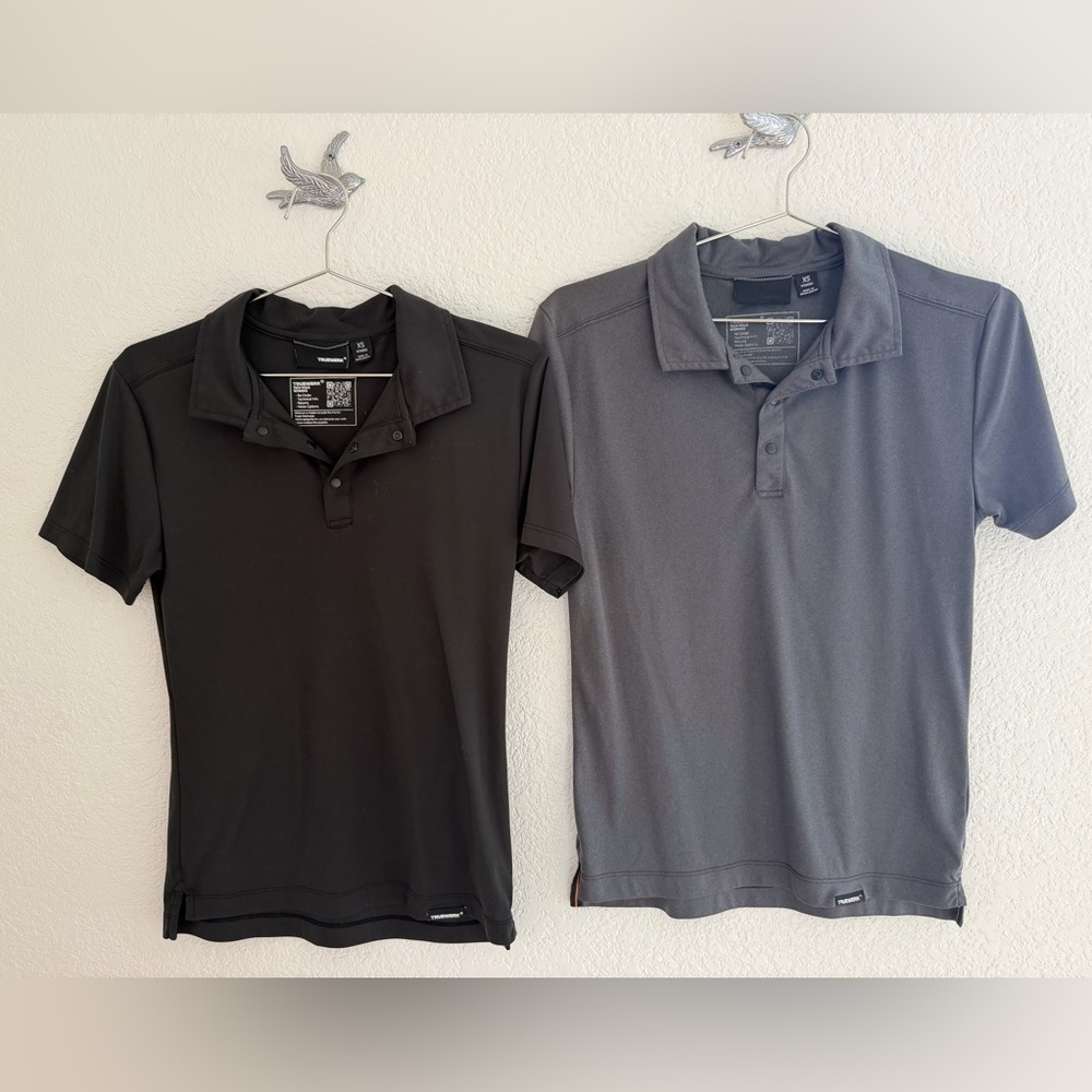 Women’s Truewerk Polo Shirts - Black and Gray Performance Style